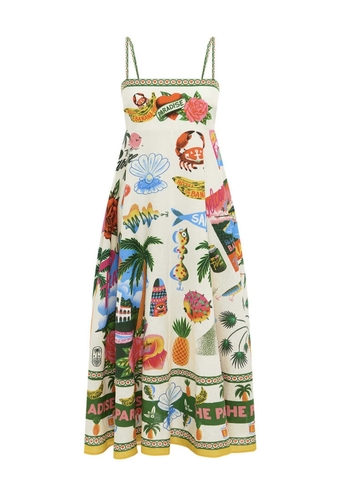 VÁY ALEMAIS HAI DÂY THE PARADISE INN IN LINEN High Classy