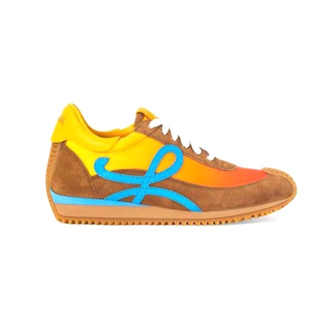 GIÀY Loewe Unisex Flow Runner in Nylon and Suede