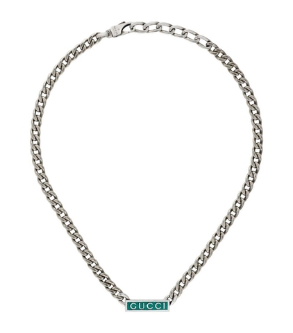 Vòng cổ GUCCI  Sterling Silver Logo Necklace