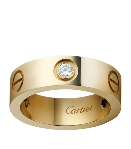 Nhẫn CARTIER Yellow Gold and Diamond LOVE Ring vàng vàng 18K