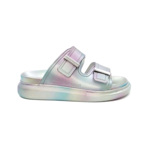 DÉP Alexander Mcqueen Women Oversized Hybrid Slide in Silver