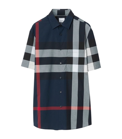 ÁO BURBERRY Check Short-Sleeve Shirt