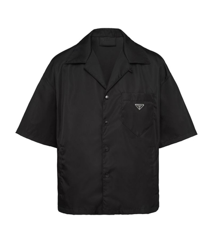 ÁO PRADA  Re-Nylon Short-Sleeved Shirt