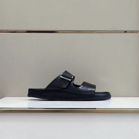 DÉP BERLUTI PATINA LEATHER SLIPPER