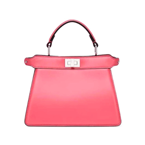 TÚI Fendi Women Peekaboo ISeeU Petite Rose Padded Nappa Leather Bag