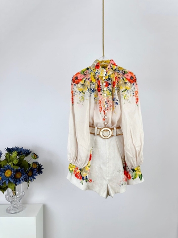 BỘ ZIMMERMANN Flower Vintage Dress