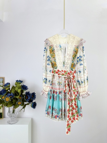 VÁY ZIMMERMANN Flower Mid Vintage Dress
