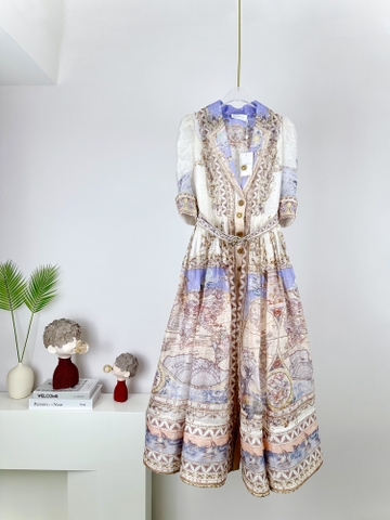 VÁY ZIMMERMANN Map Vintage Dress
