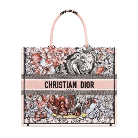TÚI Dior Women Large Dior Book Tote Multicolor La Force Embroidery