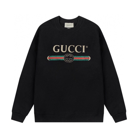 ÁO GUCCI GG Logo Stretch Sweater Black