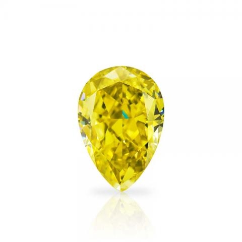 KIM MOISSANITE Màu Vàng VVS1 Moissanite Diamond Pear Cut(giá liên hệ)