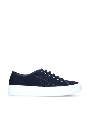 GIÀY SALVATORE FERRAGAMO Mediterr Eco recycled and organic-cotton trainers