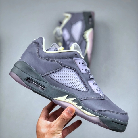 GIÀY Air Jordan 5 Low “Festival Lights” Indigo Haze/Fire Red