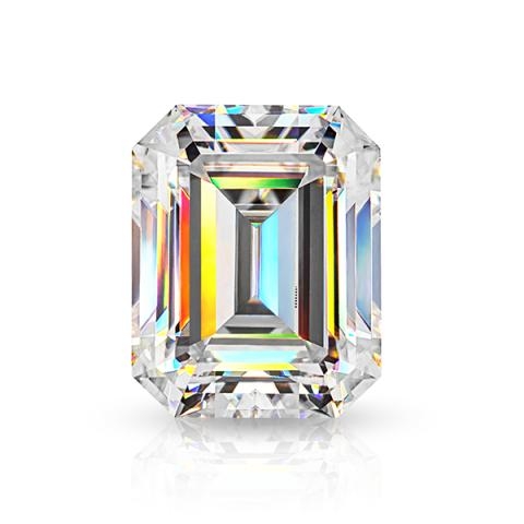 KIM MOISSANITE Màu Trắng D VVS1 Moissanite Diamond Emerald Cut(giá liên hệ)