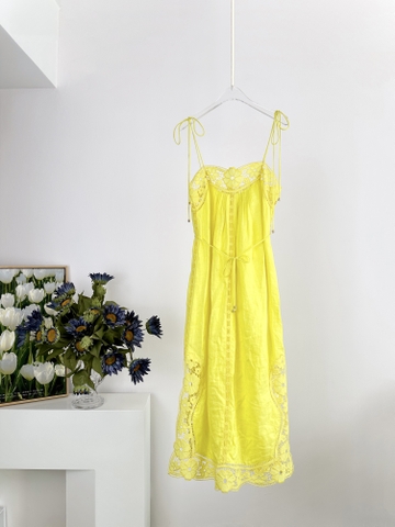 VÁY ZIMMERMANN Lace Fabric Flower Vintage Dress