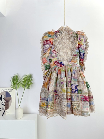 VÁY ZIMMERMANN Map Vintage Dress