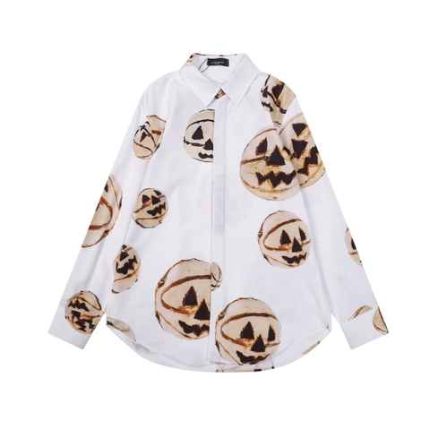 ÁO GIVENCHY SHIRT MÀU TRẮNG HALLOWEEN