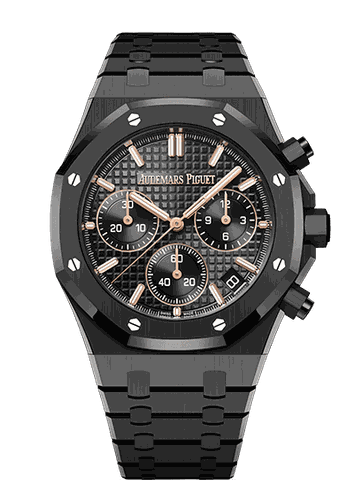 Đồng hồ Ademars Piguet Royal Oak Selfwinding Chronograph Black Ceramic mặt số màu đen