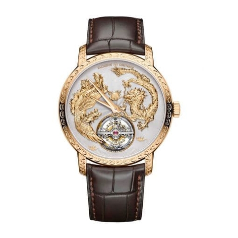 Đồng hồ Vacheron Constantin Traditionelle Dragon Phoenix số màu trắng