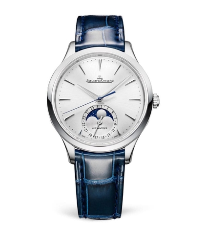Đồng hồ Jaeger-LeCoultre Stainless Steel Master Ultra Thin Moon Watch 36mm mặt số màu trắng