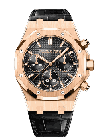 Đồng hồ Ademars Piguet Royal Oak Selfwinding Chronograph mặt số màu đen