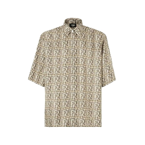 ÁO FENDI FF SHIRT LỤA TƠ TẰM