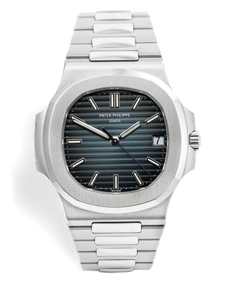 Đồng hồ Patek Philippe Nautilus Jumbo 5711/1A mặt số màu xanh đậm