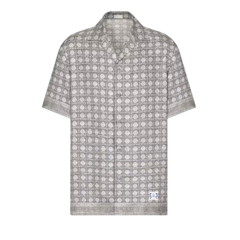 ÁO DIOR SHIRT SILK GREY