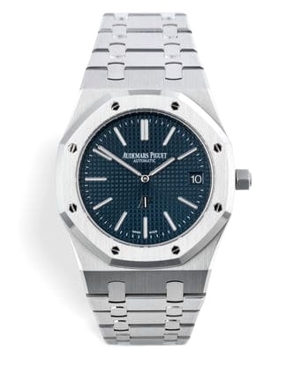 Đồng hồ Audemars Piguet Royal Oak Jumbo mặt số màu xanh dương