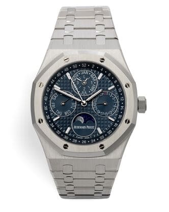 Đồng hồ Audemars Piguet Royal Oak Perpetual Calendar mặt số màu xanh navy