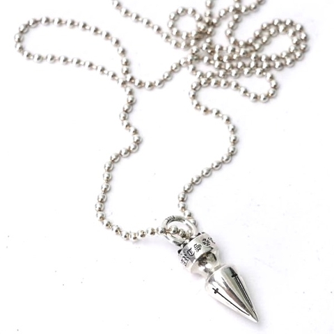 VÒNG CỔ CHROME HEARTS BULLET HÌNH VIÊN ĐẠN Bạc S925