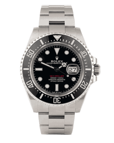 Đồng hồ Rolex Sea-Dweller Sea-Dweller Red Writing Black Dial mặt số màu đen