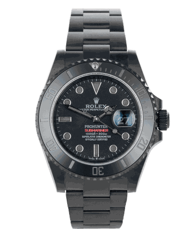 Đồng hồ Rolex Submariner Phantom Black Dial mặt số màu đen