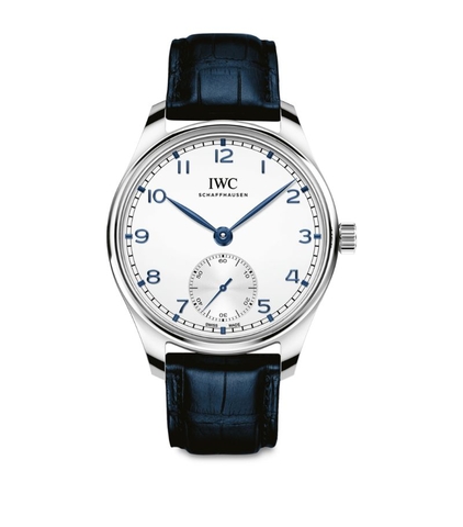 Đồng hồ IWC Stainless Steel Portugieser Automatic mặt số màu xanh trắng