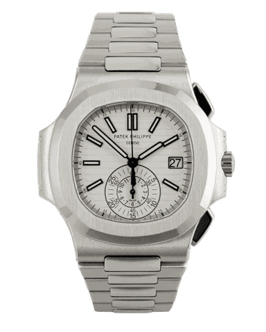 Đồng hồ Patek Philippe Nautilus Chronograph 5980 mặt số màu trắng