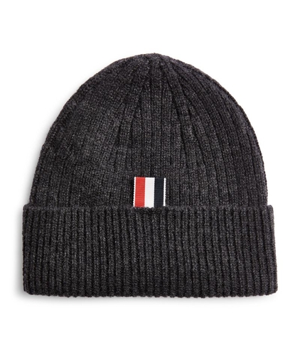 MŨ THOM BROWNE Cashmere 4-Bar Beanie