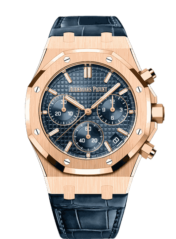 Đồng hồ Ademars Piguet Royal Oak Selfwinding Chronograph mặt số màu xanh navy