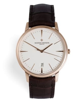 Đồng hồ Vacheron Constantin Patrimony Rose Gold mặt số màu trắng