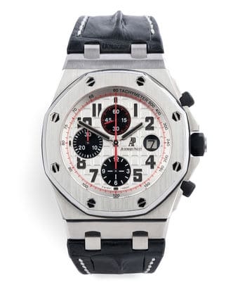 Đồng hồ Audemars Piguet Royal Oak Offshore White Gold mặt số màu trắng