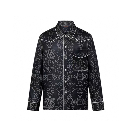 ÁO LOUIS VUITTON SILK LỤA DÂU TẰM