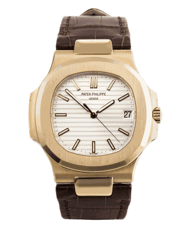 Đồng hồ Patek Philippe Nautilus Rose Gold 5711J-001 mặt số màu trắng