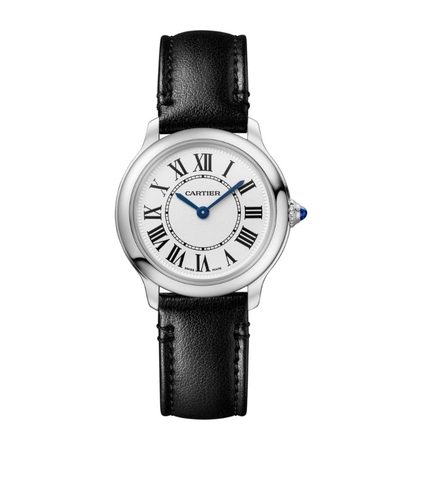 Đồng hồ CARTIER Stainless Steel Ronde Must de Cartier 29mm mặt số màu trắng
