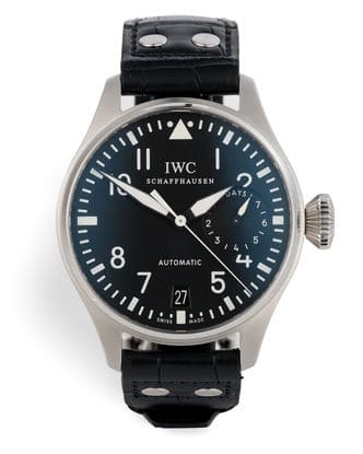 Đồng hồ IWC Big Pilot 7-day Power Reserve mặt số màu xanh