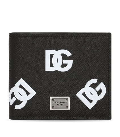 VÍ DOLCE & GABBANA Leather DG Bifold Wallet