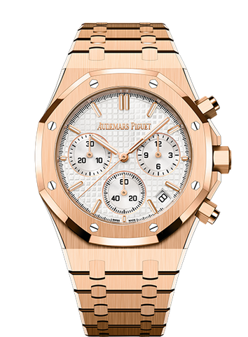 Đồng hồ Audemars Piguet Royal Oak Chronograph Gold mặt số màu trắng