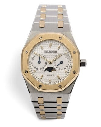 Đồng hồ Audemars Piguet Royal Oak Day Date Moonphase mặt số màu trắng