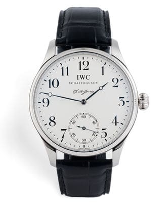 Đồng hồ IWC Portuguese F. A. Jones mặt số màu trắng