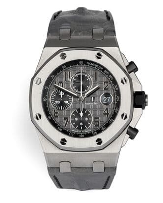 Đồng hồ Audemars Piguet Royal Oak Offshore Elephant mặt số màu xám