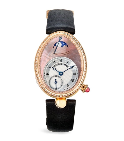 Đồng hồ BREGUET  Rose Gold and Diamond Reine de Naples 28.45mm mặt số xà cừ