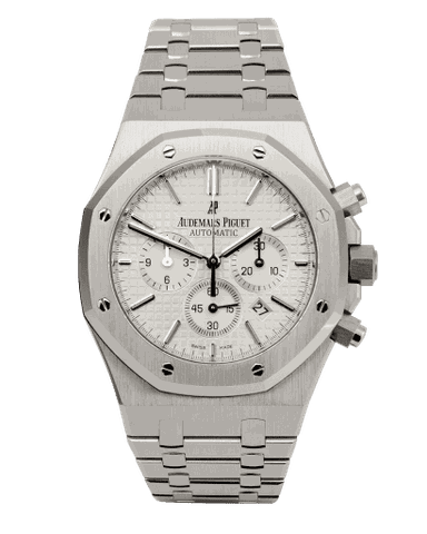 Đồng hồ Audemars Piguet Royal Oak Chronograph mặt số màu trắng